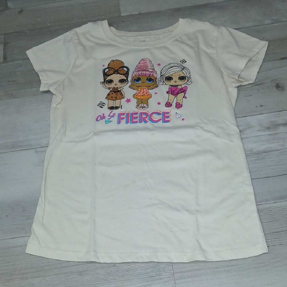 Kids Cream Graphic T-Shirt